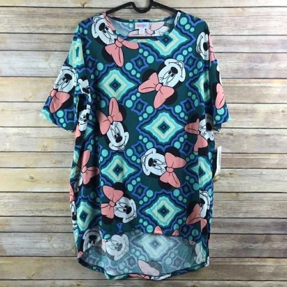 Lularoe Disney Minnie Mouse Irma Tunic Size XXS